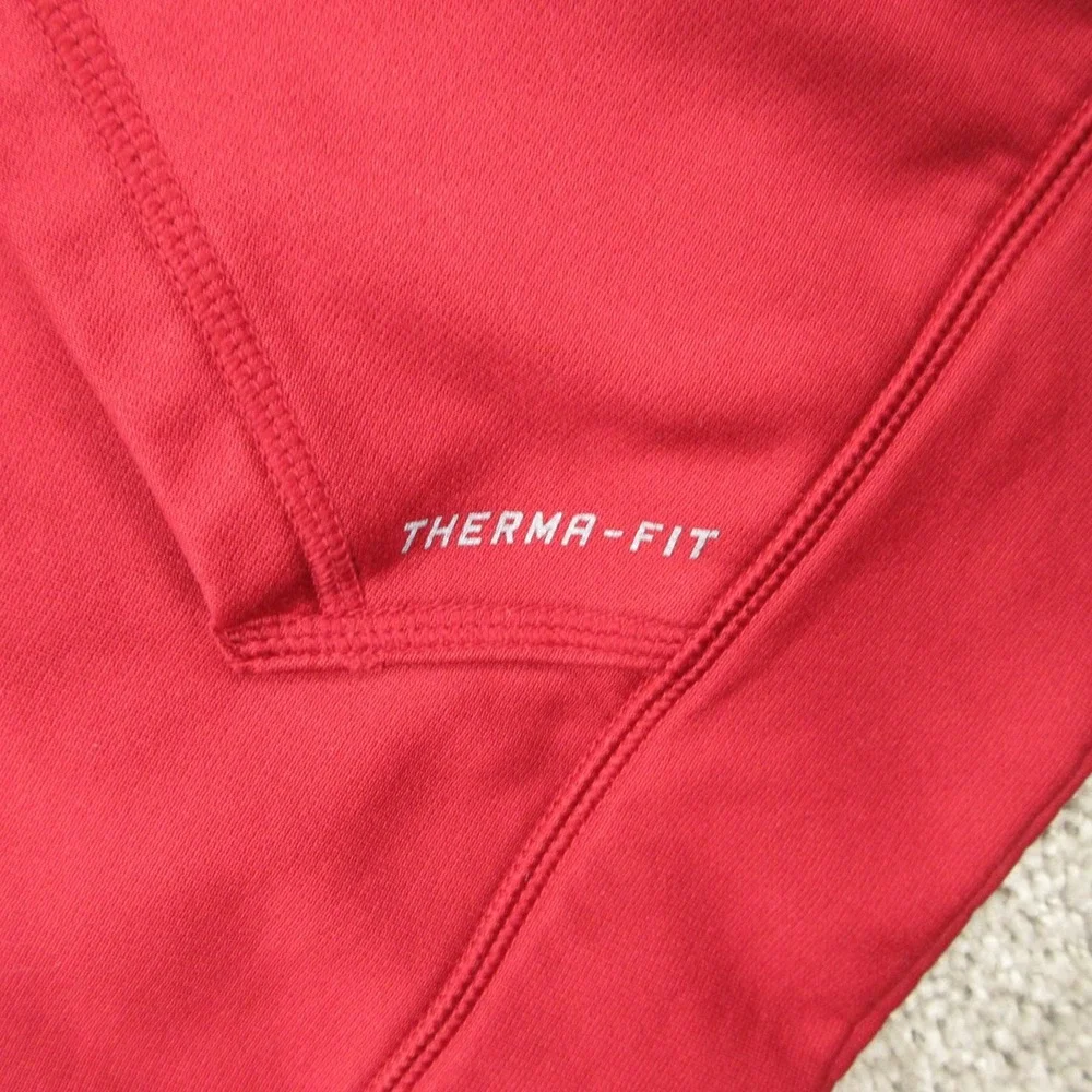 Alabama Crimson Tide Sweater Mens 2XL Red Hoodie Sweatshirt Nike Thermafit NCAA
